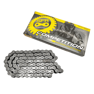 Cadena de transmisión para motocicleta SFR de acero inoxidable resistente al desgaste 25H, color negro y dorado, para Yamaha Razor MX650 <span class=keywords><strong>Mini</strong></span> ATV, venta al por mayor - Product Image 4