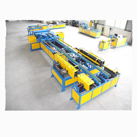 Nouvelle ligne de production de conduits d'air rectangulaires HVAC entièrement automatique, ligne de production de conduits d'air TDF, feuillard en aluminium galvanisé