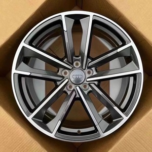 Jantes en alliage monobloc pour voitures particulières, finition argentée, 17, 18, 19, 20 pouces, 5x108, 5x112, 5x114.3, 5x120 - Product Image 1
