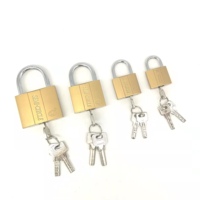 Cadenas en cuivre sur mesure, nouveau design antivol, cadenas à clé en laiton, vente en gros