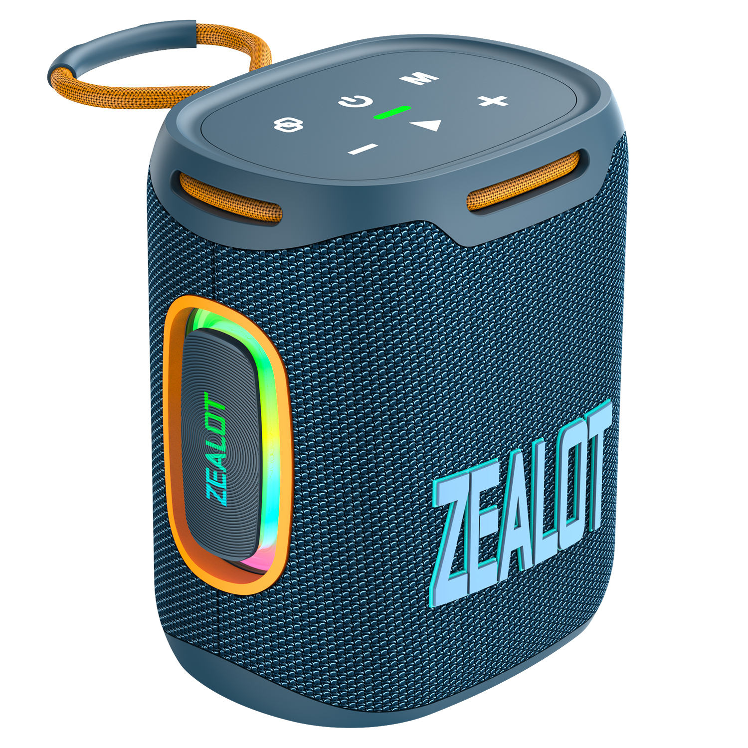 ZEALOT S122 25W True Wireless Stereo HD Sound IPX6 Waterproof Portable  Outdoor Speaker with RGB LED Lighting for Parties