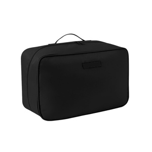 Sac de rangement pour chaussures de voyage portable, double couche, unisexe, en nylon respirant, grande capacité, fermeture éclair, réutilisable, résistant à l'eau - Product Image 3