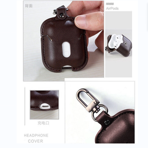 หูฟังหนังหรูหรากระเป๋า <span class=keywords><strong>Pro</strong></span> สําหรับ <span class=keywords><strong>AirPods</strong></span> 1 2 <span class=keywords><strong>Airpods</strong></span> 3 <span class=keywords><strong>Pro</strong></span> 2nd 3rd Generation - Product Image 6