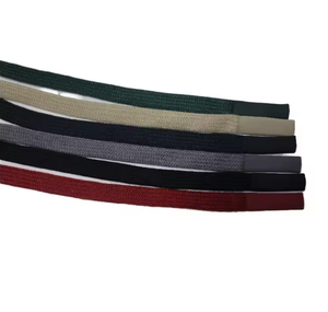 Cordon en polyester tressé sergé sur mesure de 1 cm, écologique, 100 % polyester, pour sacs et chaussures - Product Image 1