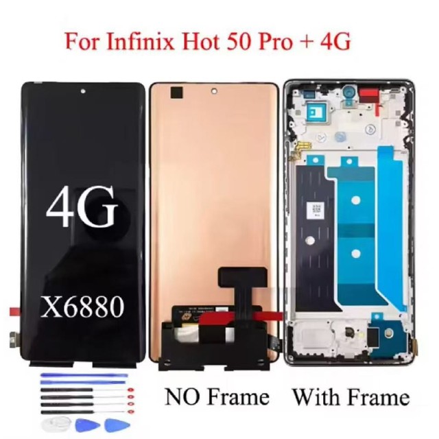 New Arrival Original OLED Incell LCD Touch Screen Replacement for Infinix Hot 50 Pro+/X6880 Spare Parts