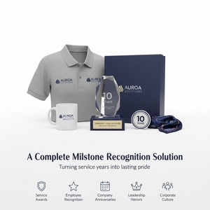 Paket Penghargaan Tonggak Perkembangan Layanan Pelanggan dengan Medali, Lencana, Aksesoris Kulit, dan Kartu Hadiah yang Terukir - Product Image 6