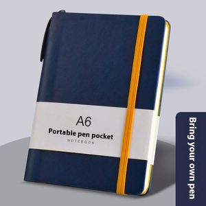 Bán buôn kinh doanh nhỏ máy tính xách tay A6 A7 keo thường ràng buộc không dây với nắp Túi dây đeo chèn da Bìa biểu tượng tùy chỉnh - Product Image 3