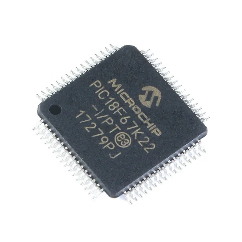 PIC18F67K22-I/PT TQFP-64マイクロコントローラー/8ビットSMTチップ新品オリジナル