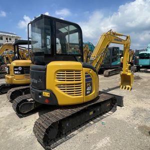 รถขุดขนาดเล็ก Komatsu PC40MR 4 ตัน แบบตีนตะขาบ พร้อมเครื่องยนต์ เกียร์ และปั๊มของแท้จากญี่ปุ่น รุ่นปี 2022 มีสินค้าในสต็อก - Product Image 1