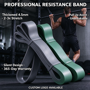 Fascia di Resistenza Professionale per Fitness, in Lattice Spesso, per Allenamento e Modellamento del Corpo - Product Image 1