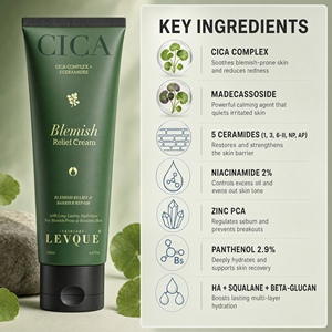 <span class=keywords><strong>CICA</strong></span> Skincare Coreano, Crema Coreana para el Cuidado de <span class=keywords><strong>la</strong></span> Piel, Control de Grasa, Anti-Acné, Reparación de Imperfecciones, Hidratante - Product Image 2