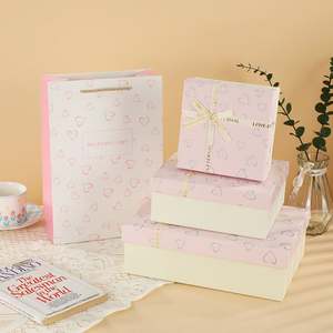 European American Fashion Valentine's Day Birthday Gift Square/Rectangle Shape Made China Cosmetic Craft <b>Box</b> Advanced Sense <b>Box</b> - Product Image 3