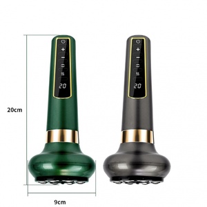 Alat Pijat Gua Sha Nirkabel Genggam Panjang untuk Meridian, dengan Kompres Panas Batu Bian dan Terapi Bekam - Product Image 4