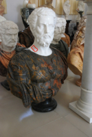Haute qualité sculptée à la main pour extérieur maison jardin décor Figure Statue pierre naturelle buste Sculpture marbre tête Statue en Stock