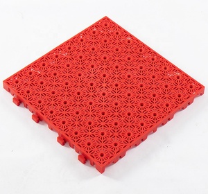 30mm Thick PP <b>Plastic</b> Modular Garage <b>Flooring</b> for Indoor Use Car Wash Grille Floor Tiles Click-Lock Parquet Plain for Warehouses - Product Image 6