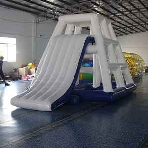 Tùy chỉnh khổng lồ Aqua công viên nước <span class=keywords><strong>Slide</strong></span> Float <span class=keywords><strong>Inflatable</strong></span> trượt nước leo chướng ngại vật thể thao dưới nước vui chơi giải trí cơ sở - Product Image 1