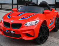 Voiture Électrique pour Enfants à Quatre Roues, Voiture Télécommandée Modèle de Véhicule de Simulation pour Enfants de 1 à 5 Ans