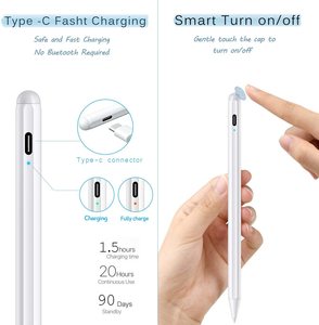 Lápiz Digital de Alta Sensibilidad, Lápiz Magnético con Rechazo de Palma, Lápiz Óptico Activo para iPad - Product Image 4