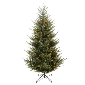 ПЭ и ПВХ, Искусственные Рождественские елки, 11 футов, офисные украшения, рождественские товары