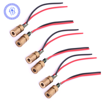 Diode Laser à points rouges 18650 nm, avec pilote CC, 3-5v 5mw 650nm