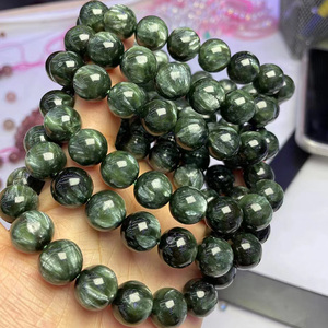 Perles en pierre naturelle pour femmes, bijoux, <span class=keywords><strong>quartz</strong></span>, chlore verte, de haute qualité, tendance, vente en gros - Product Image 1
