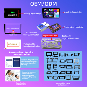 2 Din 9 "10" AIカーDVDプレーヤーカーマルチメディアビデオステレオRAM 4GB 64GB ROM Bt FMデジタル信号プロセッサラジオパラ - Product Image 3