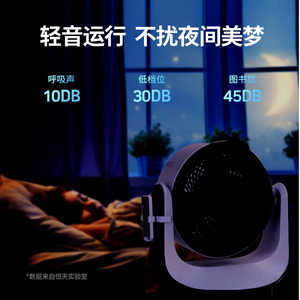 Smart <b>Fan</b> 8 Inch Electric Remote Control Desktop Air Circulation 3D Oscillating High Wind Power Home Use - Product Image 4