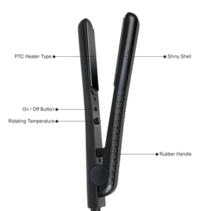 Fer plat avec logo personnalisé alisador de titanio planchas de cabello professionnel Lissage des cheveux chaud bigoudis votre logo - Product Image 4