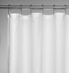 Tissu microfibre doux et léger, doublure <span class=keywords><strong>de</strong></span> <span class=keywords><strong>douche</strong></span> ou <span class=keywords><strong>rideau</strong></span> avec points gaufrés, qualité d'hôtel, lavable en Machine, imperméable blanc - Product Image 1