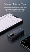Receptor de Música BT 5.4 para Auto/Hogar, Adaptador Auxiliar BT para Auto con Control de Volumen, Compatible con Llamadas Manos Libres