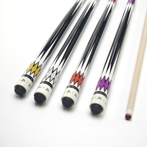 Queue de billard de qualité supérieure en bois d'érable canadien, design diamant, 1/2 articulée, 57 pouces, pointe de 13 mm, 2 pièces - Product Image 3