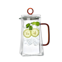 Pichet en verre à double paroi résistant à la chaleur, personnalisé, anti-brûlure, grande capacité, pour jus et lait – Vente en gros usine