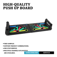 Tabla de Flexiones Multifuncional 7 en 1, Equipo de Entrenamiento de Fuerza Plegable y Portátil para Ejercicios en Casa o Gimnasio