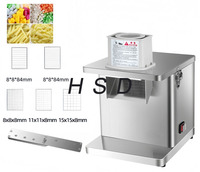Commerciële elektrische automatische keukenmachine, multifunctionele groentesnijmachine voor aardappelchips en geraspte wortelen