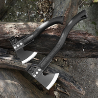 Hache tactique multifonctionnelle Armes de survie pour la défense en plein air Arbre sauvage Hache de camping en bois