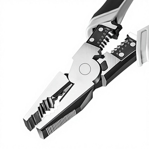 Alicates de corte diagonal métricos de 9 pulgadas, multifuncionales, de grado industrial, de acero al cromo vanadio, con boca puntiaguda, manuales y que ahorran esfuerzo. - Product Image 3