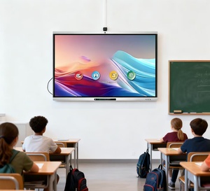 Tableau blanc interactif 86 pouces avec moniteur de visioconférence, caméra et micro intégrés, écran tactile 4K, Android 14, Plug & Play, en ligne - Product Image 3
