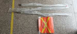 Drapeau fouet minier de qualité supérieure de taille de drapeau personnalisé en gros avec mât, y compris drapeau de mine, menuisier et raccords à pression - Product Image 6