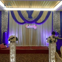 Church Decor Indoor Wedding Decor Curtains Backdrop System Pipe and Drape for Sale