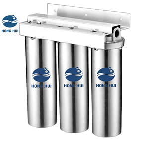 Hồng HUI HH3-10B <span class=keywords><strong>3</strong></span> giai đoạn thép không gỉ pre-lọc nước lọc Hệ thống <span class=keywords><strong>micro</strong></span> lọc nước nhà ở - Product Image 3