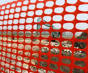 An toàn hàng rào 100% Virgin HDPE an toàn xây dựng tín hiệu lưới/Cam an toàn rào cản lưới - Product Image 1