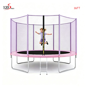 <span class=keywords><strong>Trampoline</strong></span> de jardin 14FT pour enfants, coloré, avec <span class=keywords><strong>filet</strong></span> de sécurité en PP et échelle en acier – Prix de gros - Product Image 6