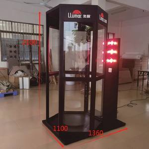 Equipo de instalación de prueba de película de ventana de coche hexagonal de rotación grande, máquina de caja de calor de probador <span class=keywords><strong>Solar</strong></span> para pantalla móvil - Product Image 5