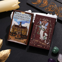 Jeu de cartes interactif de table en anglais, 1000 cartes, format carré, emballage en boîte colorée, pour le commerce international, avec des thèmes de tarot