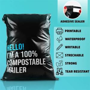biodegradable compostables de mensajería de polietileno de embalaje sobres de correo sobre bolsas de envío para ropa - Product Image 2