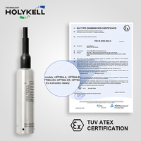 Capteur de niveau de liquide hydrostatique submersible en acier inoxydable Holykell 4-20mA IP68 pour réservoirs d'eau