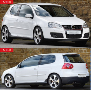 Kit carrosserie de mise à niveau pour <span class=keywords><strong>Golf</strong></span> V <span class=keywords><strong>GTI</strong></span> 2007-2009 Kit carrosserie avec feux antibrouillard Calandre avant Pare-chocs Jupes latérales Remplacement GF5 - Product Image 5