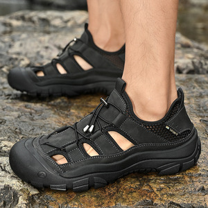 <span class=keywords><strong>Sandalias</strong></span> de verano para hombre, zapatos de playa con punta cerrada para hombre, zapatos de Río de talla grande, <span class=keywords><strong>sandalias</strong></span> para exteriores - Product Image 4