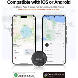 MiLi Tracker, Paquete de 4 Localizadores de Llaves, Localizador de Objetos para iOS y Android, Control por Aplicación, Rastreo en Tiempo Real - Product Image 3