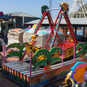 Aire de jeux avec remorque Kiddie Balançoire mécanique Outdoor Thème Amusement Park Ride Mini Pirate Ship à vendre - Product Image 5